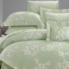 莉賽詩 100支頂級尊爵天絲銀離子床包兩用被, 加大, 床包 + 鋪棉兩用被套 + 薄枕套2件