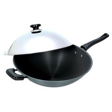 SILWA 西華 皇家系列 超硬陽極炒鍋, 37cm, 1個