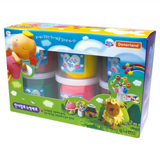 Donerland 天使黏土, 迷你6色, 336g, 1盒