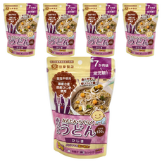 田靡製麵 寶寶烏龍麵 羊栖菜, 7個月以上寶寶適用, 簡單料理方便食用, 120g, 5包