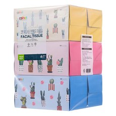 comet 優質天然紙漿化妝柔紙巾, 6盒, 1組