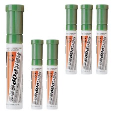 LIBERTY 利百代 POP 嘜克筆綠 平方尖 4~12mm, 907-12-G, 6支