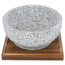 和平 FREIZ Ajikaku Sansho 石燒拌飯鍋 RB-2879 18cm，天然石材導熱均勻，附木質鍋墊, 1個