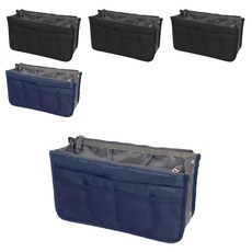 韓風手提雙拉鍊收納包中包 90g 5個