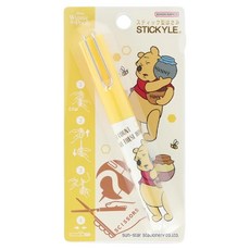sun-star STICKYLE 攜帶型剪刀, 1個, 蜂蜜罐維尼