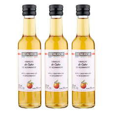 BEAUFOR 堡芙 諾曼地蘋果醋 果香十足 5%低酸度, 250ml, 3瓶