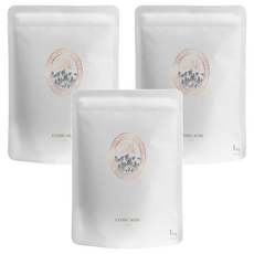 VERT BLANC 高級天然檸檬酸 1kg, 3袋