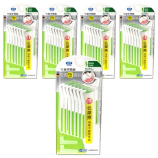 Shallop 刷樂 抗敏牙間刷L型 超極細SSS SAE-LP015-3, 0.7mm, 15支, 5組