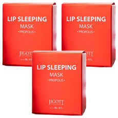 JIGOTT 蜂膠 晚安唇膜 20g 滋潤保濕 唇部護理, 1罐, 3罐