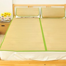 Amance 雅曼斯 日式天然涼夏香石藺草涼蓆, 淡綠色, 涼感墊