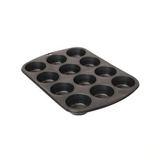 de Buyer 畢耶 不沾烘焙系列 12格瑪芬烤模, 1個