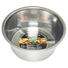 ezHome 家庭生活的達人 不鏽鋼內鍋 8人份, 食品級不鏽鋼材質, 直徑約22公分 高9.5公分, 1個
