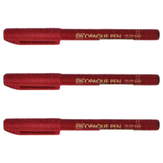 Kuretake 吳竹 ZIG 不透明菲林筆，紅色, OP-330 UF, 3支