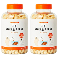 Chogong 朝貢 迷你小凍乾 比目魚, 嚴選阿拉斯加鱈魚凍結乾燥製成, 55g, 2罐