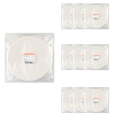 UNIART 彩色紙盤 10入, 白色, 10個