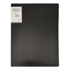 悠易文化 多頁文件夾 30頁 3本, 經典黑, 1組