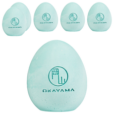 OKAYAMA 岡山 硅藻土吸濕除臭蛋 綠色 100g 防潮除濕, 6個