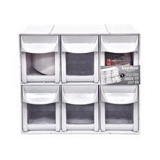 lIvinbox 快取盒, 303Wx106Dx253H mm, 白色, 1個, 6格