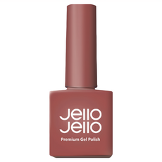 Jello Jello 韓國原廠直供 透色系列 彩色美甲凝膠, JJ-20 Woody Red, 10ml, 1瓶