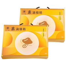 一全 素滴積精禮盒, 含杏鮑菇, 金針菇, 香菇, 秀珍菇, 舞菇, 每包60毫升, 共8包, 480ml, 2盒