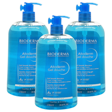 BIODERMA 舒益B3平衡修護沐浴露, 3個, 1L