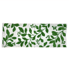 oka PLYS base 綠植印花毛絨止滑廚房地墊 壓克力纖維, 120 x 45cm, 綠白色