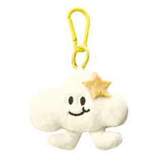 Vanwalk 出走 心情系列 ins風毛絨吊飾 K472, 雲朵人, 1個, 8cm