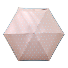 Mini系列 點點DOTDOT 五折黑膠晴雨傘