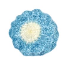 MasterClean 韓風手編洗碗巾, 小花藍色, 3個, 1包