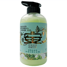 財神小舖 澡平安 除穢艾草沐浴露 500ml/60ml, 1瓶