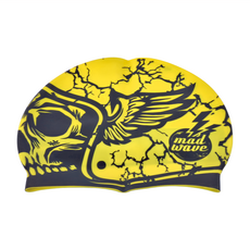 MAD WAVE 矽膠泳帽 HARD HAT - 黃色, YELLOW, 1個