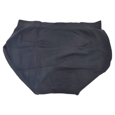 中腰無縫純色包臀內褲, 黑色