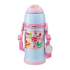 ZOJIRUSHI 象印 不銹鋼真空保溫杯兒童水壺, 藍色, 600ml, 1個