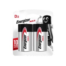 Energizer 勁量MAX D2鹼性電池 高效能 更持久, 2顆, 1組