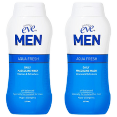 summer's eve Aqua Fresh 男性私密處清潔露, 237ml, 2瓶