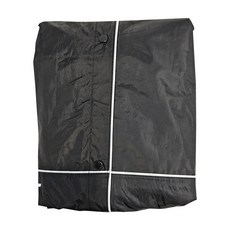 JUMP 將門 R507 內裡反光防水風雨衣 - 暗夜黑 3XL 男女適用