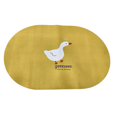 寢室安居 軟式科技絨吸水止滑地墊, 呱呱呱