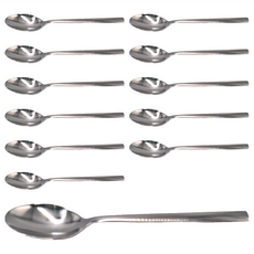 WMF TELOS 1800系列 刀叉匙 大咖啡 茶匙 Set 12支, 54.1810.6040, 1組