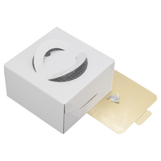 KAI 貝印 House 蛋糕盒 15cm DL-6341, 白色, 1個