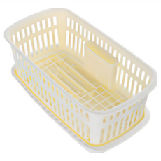 KEYWAY 聯府 愛家滴水碗盤架 43.4 x 23.7 x 18cm, 白色, 1個