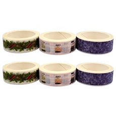 德德小品集 紙膠帶系列 15mm x 5m - 3入, B款, 6個