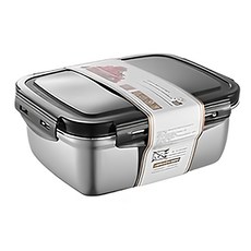 好物良品 304食品級不銹鋼保鮮盒 3.7L, 1個, 1入