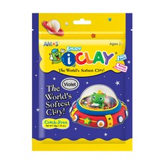 AMOS 阿摩司 超輕黏土, 50g 紫色, 適用年齡3歲+, 12包