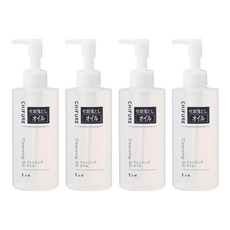 CHIFURE 卸妝油, 迅速徹底溶解睫毛膏等頑妝, 容易沖洗, 浴室手部、臉部濡濕時亦可適用, 220ml, 4瓶