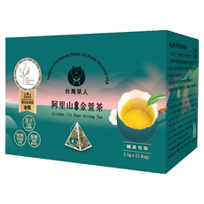 台灣茶人 阿里山風味金萱茶, 2.5g, 15包, 1盒