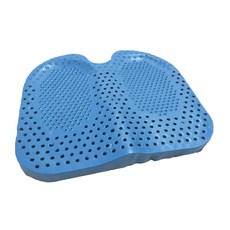 AngelAid 天使愛 豪華蝶形果凍坐墊 45x40x3.5cm Gel材質 三維網布 透氣散熱 減壓, 丈青色