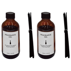 FRAGRANCE 法式精油茶色擴香瓶 100ml, 敬亭綠雪, 2瓶