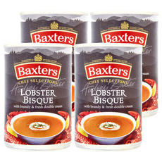 Baxters 龍蝦濃湯，白蘭地和鮮奶油, 400g, 4罐