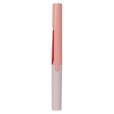 PLUS 不沾膠攜帶式筆型剪刀, 細長握柄, 單手即可鎖定/解除安全鎖, 珊瑚粉, 1支