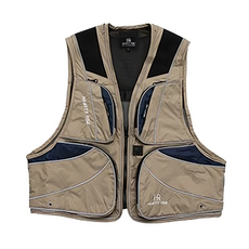 HEARTY RISE 哈帝來斯 釣魚背心 HE-9012 L 米色 多口袋設計 輕量透氣